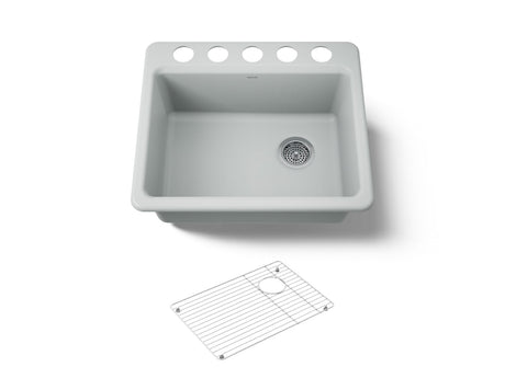 Riverby® 25" undermount single-bowl kitchen sink