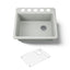 Riverby® 25" undermount single-bowl kitchen sink
