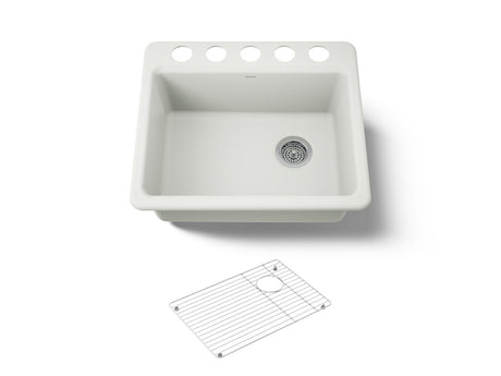 Riverby® 25" undermount single-bowl kitchen sink