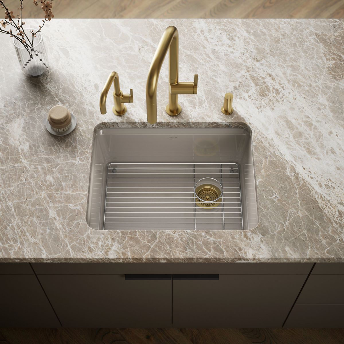 Riverby® 25" undermount single-bowl kitchen sink