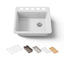 Riverby® 25" undermount single-bowl workstation kitchen sink