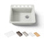 Riverby® 25" undermount single-bowl workstation kitchen sink