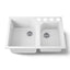 Executive Chef™ 33" undermount double-bowl kitchen sink