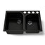 Executive Chef™ 33" undermount double-bowl kitchen sink