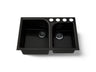 Executive Chef™ 33" undermount double-bowl kitchen sink