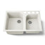 Executive Chef™ 33" undermount double-bowl kitchen sink