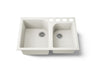 Executive Chef™ 33" undermount double-bowl kitchen sink