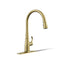 Simplice® Pull-down kitchen sink faucet with three-function sprayhead