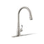 Simplice® Pull-down kitchen sink faucet with three-function sprayhead