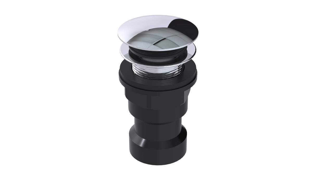 ABS Integral Waste & Overflow Euro Tip-Toe Kit without Overflow (6001ET)