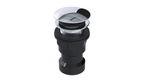 ABS Integral Waste & Overflow Euro Tip-Toe Kit without Overflow (6001ET)