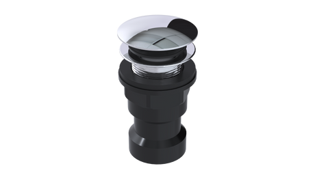 ABS Integral Waste & Overflow Euro Tip-Toe Kit without Overflow (6001ET)