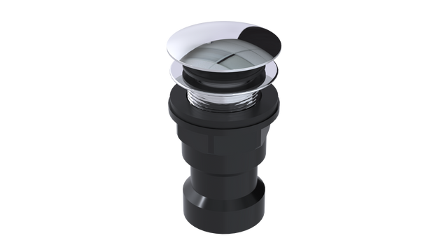 ABS Integral Waste & Overflow Euro Tip-Toe Kit without Overflow (6001ET)