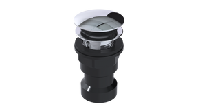 ABS Integral Waste & Overflow Euro Tip-Toe Kit with Overflow (600ET)