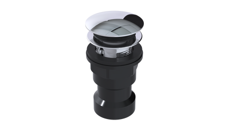 ABS Integral Waste & Overflow Euro Tip-Toe Kit with Overflow (600ET)
