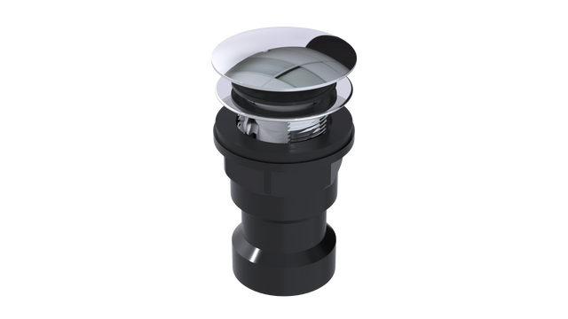 ABS Integral Waste & Overflow Euro Tip-Toe Kit with Overflow (600ET)