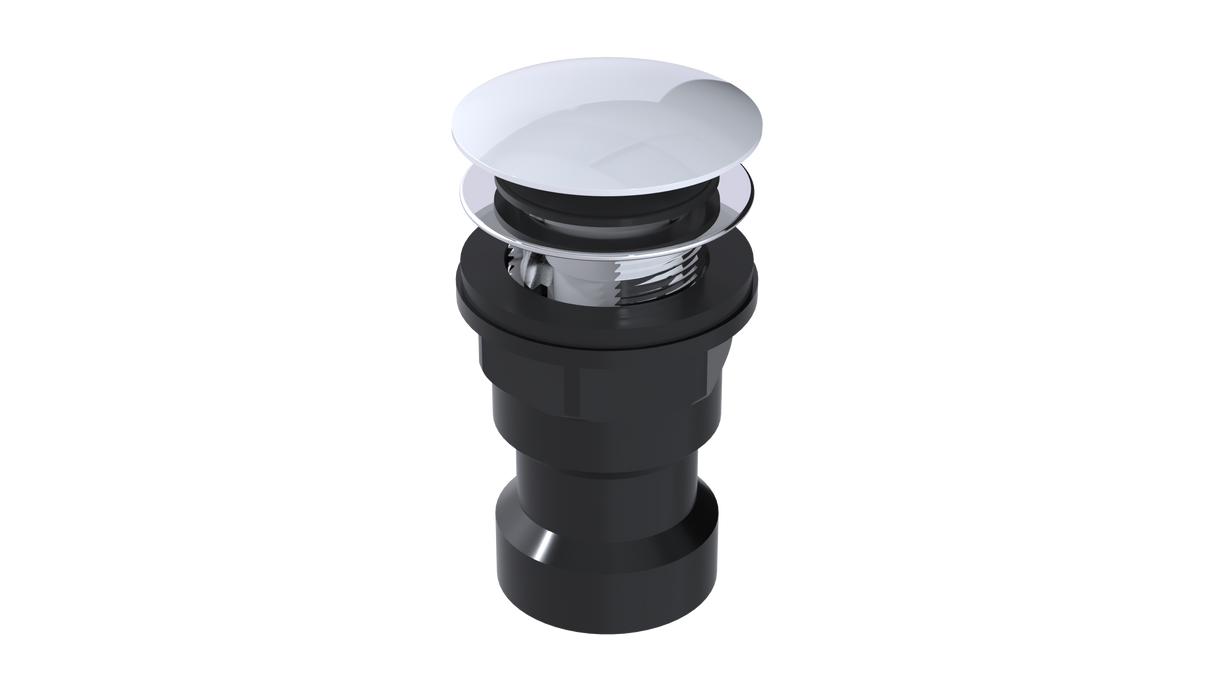 ABS Integral Waste & Overflow Euro Tip-Toe Kit with Overflow (600ET)