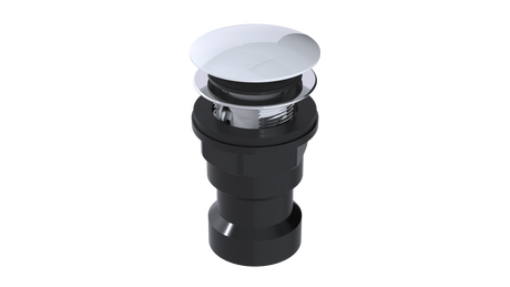 ABS Integral Waste & Overflow Euro Tip-Toe Kit with Overflow (600ET)