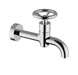 Single hole wall mount basin faucet