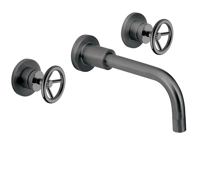 Wall mount basin faucet