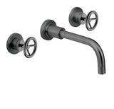 Wall mount basin faucet