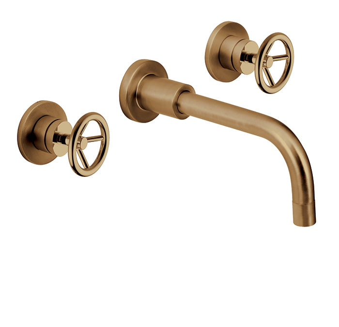 Wall mount basin faucet