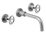 Wall mount basin faucet