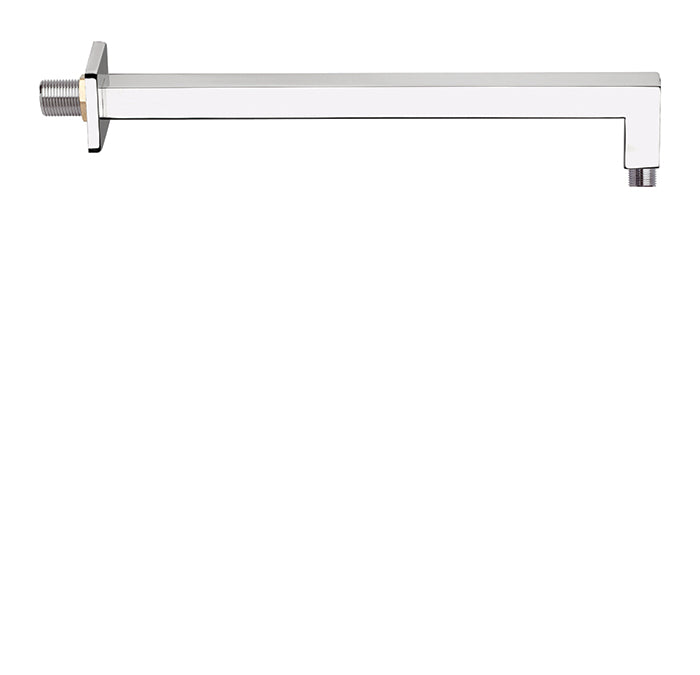 16" shower arm with square flange