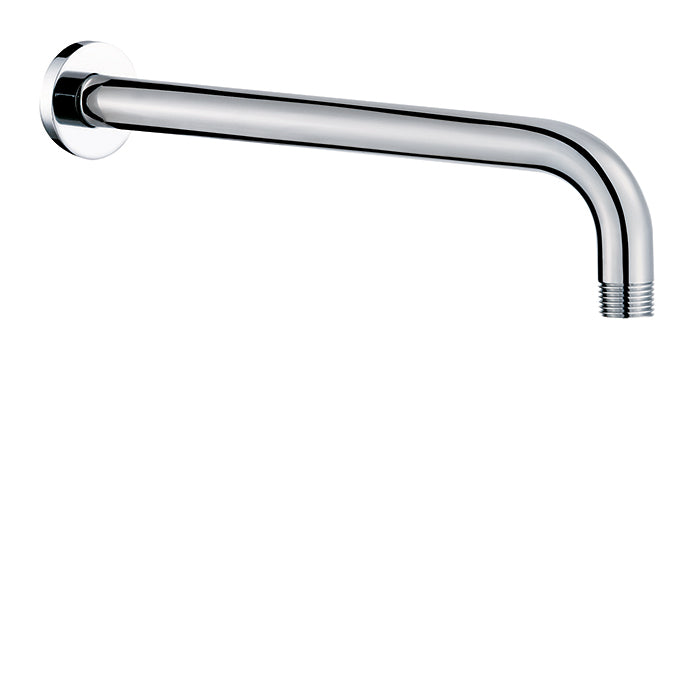 18" shower arm with round flange