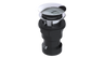 ABS Integral Waste & Overflow Euro Tip-Toe Kit with Overflow, Partially Threaded Strainer (601ET)