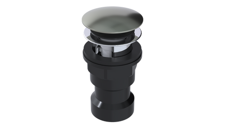 ABS Integral Waste & Overflow Euro Tip-Toe Kit with Overflow, Partially Threaded Strainer (601ET)