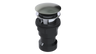 ABS Integral Waste & Overflow Euro Tip-Toe Kit with Overflow, Partially Threaded Strainer (601ET)