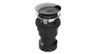 ABS Integral Waste & Overflow Euro Tip-Toe Kit with Overflow, Partially Threaded Strainer (601ET)