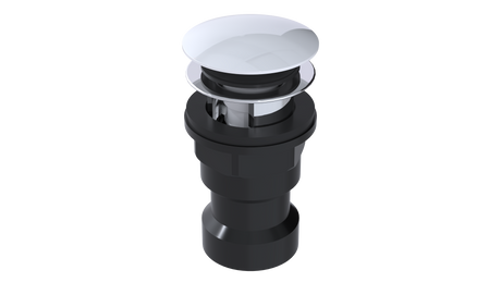 ABS Integral Waste & Overflow Euro Tip-Toe Kit with Overflow, Partially Threaded Strainer (601ET)