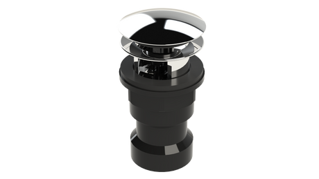 ABS Integral Waste & Overflow Clicker® Kit with Overflow, Partially Threaded Strainer (601Q)
