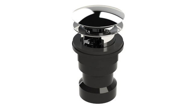 ABS Integral Waste & Overflow Clicker® Kit with Overflow, Partially Threaded Strainer (601Q)