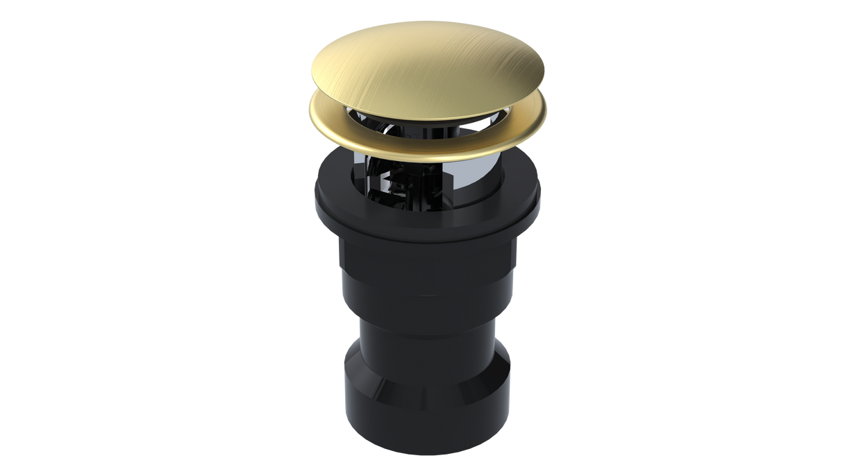 ABS Integral Waste & Overflow Clicker® Kit with Overflow, Partially Threaded Strainer (601Q)
