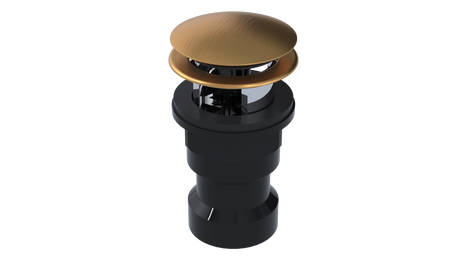 ABS Integral Waste & Overflow Clicker® Kit with Overflow, Partially Threaded Strainer (601Q)