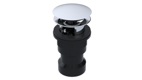 ABS Integral Waste & Overflow Clicker® Kit with Overflow, Partially Threaded Strainer (601Q-MW)