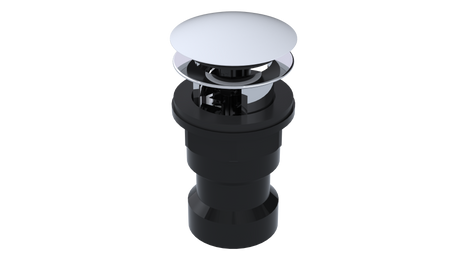 ABS Integral Waste & Overflow Clicker® Kit with Overflow, Partially Threaded Strainer (601Q-MW)
