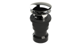 ABS Integral Waste & Overflow Clicker® Kit with Overflow, Partially Threaded Strainer (601Q)