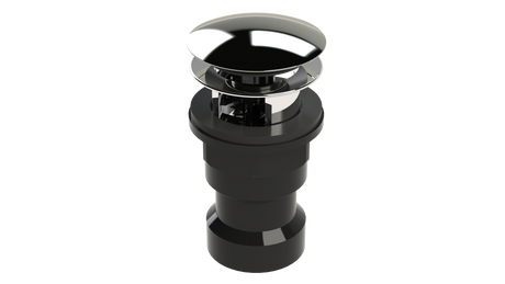 ABS Integral Waste & Overflow Clicker® Kit with Overflow, Partially Threaded Strainer (601Q)
