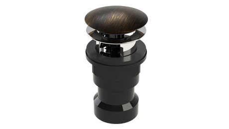 ABS Integral Waste & Overflow Clicker® Kit with Overflow, Partially Threaded Strainer (601Q)