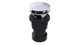 ABS Integral Waste & Overflow Clicker® Kit with Overflow, Partially Threaded Strainer (601Q)