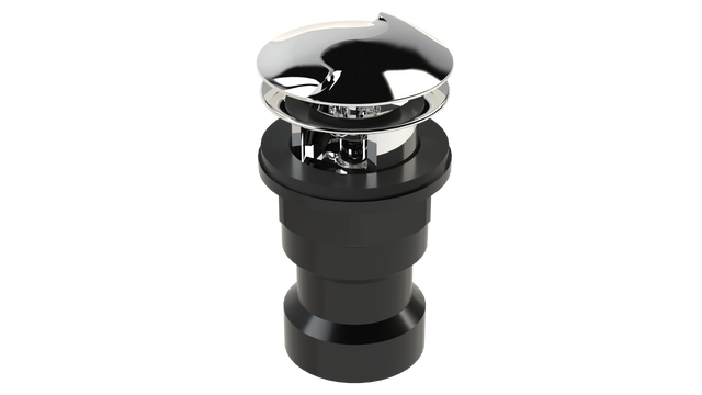 ABS Integral Waste & Overflow Twirl™ Kit with Overflow, Partially Threaded Strainer (601T)