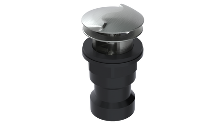 ABS Integral Waste & Overflow Twirl™ Kit with Overflow, Partially Threaded Strainer (601T)