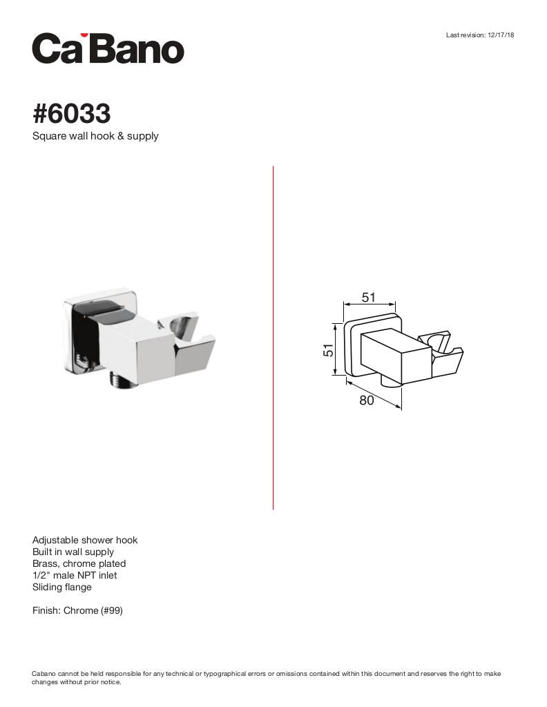 Square wall hook&supply