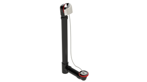 ABS OFFSET WASTE & OVERFLOW PLUG & CHAIN EXTENDED (6040CS-20CP)
