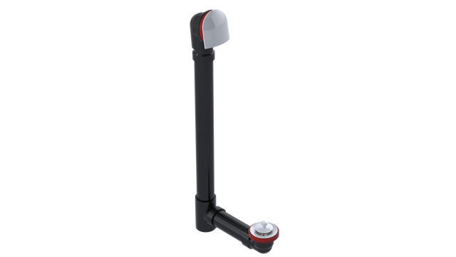 ABS OFFSET WASTE & OVERFLOW LIFT & TURN EXTENDED (6040L-20W)