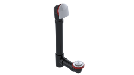 ABS OFFSET WASTE & OVERFLOW LIFT & TURN (6040L)